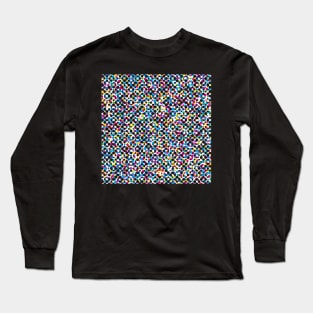 Colorful abstract dot pattern Long Sleeve T-Shirt